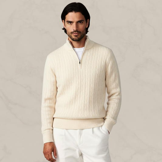 Ashford - Knit quater zip Sweater